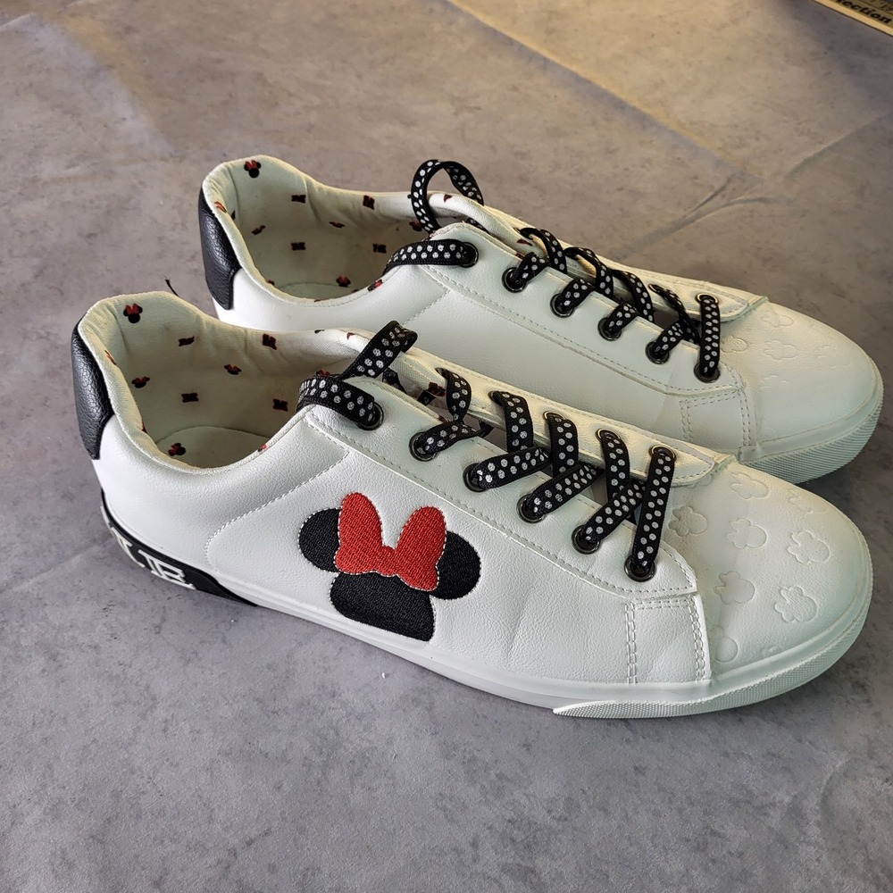 Disney Minnie Mouse Women's Size 11  Low-Top Court Sneakers